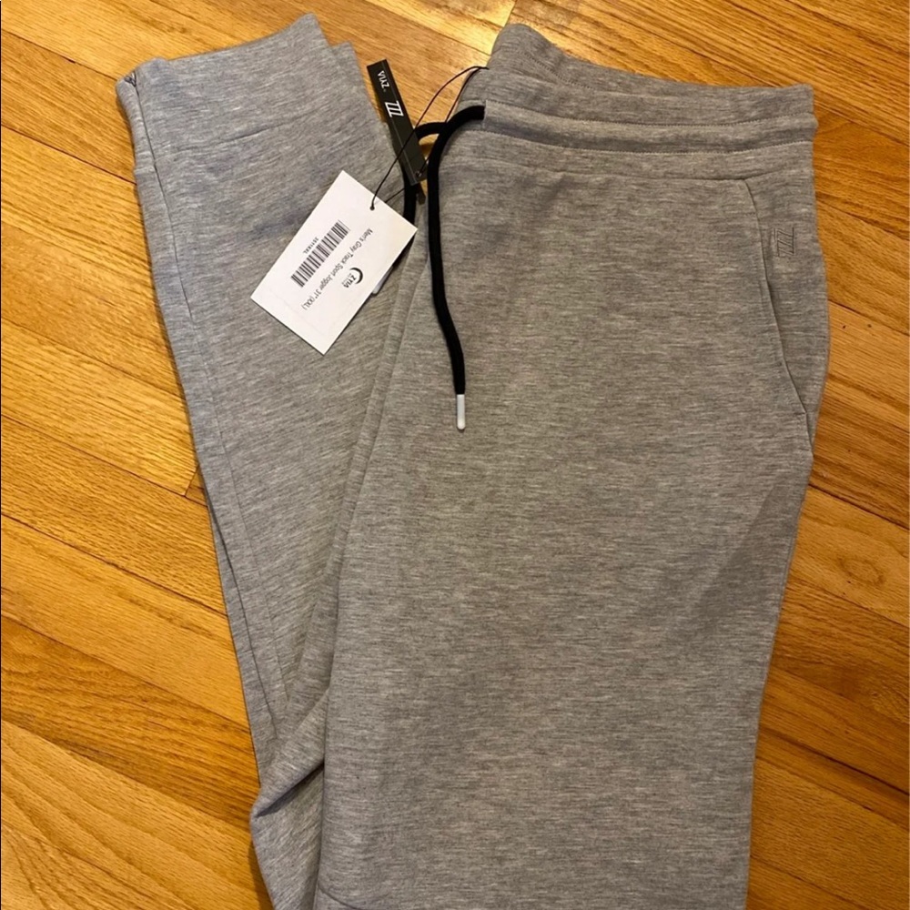 Men’s Zyia gray track sport joggers